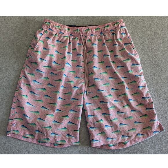 Peter Millar Other - Peter Millar Mens Swim Trunks Medium Seaside Collection Shorts Fish Lined